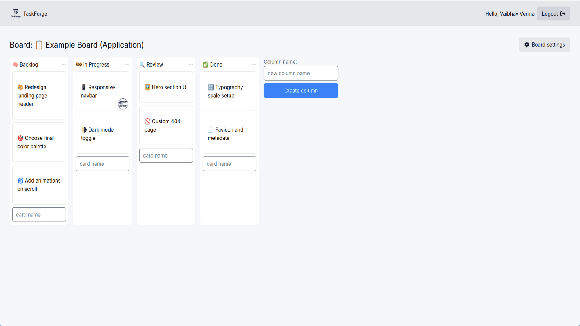 TaskForge